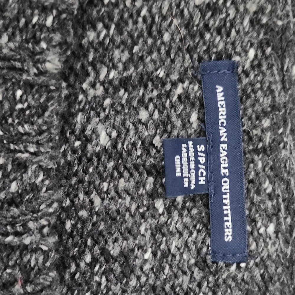 American Eagle Outfitters Charcoal Knit Sweater